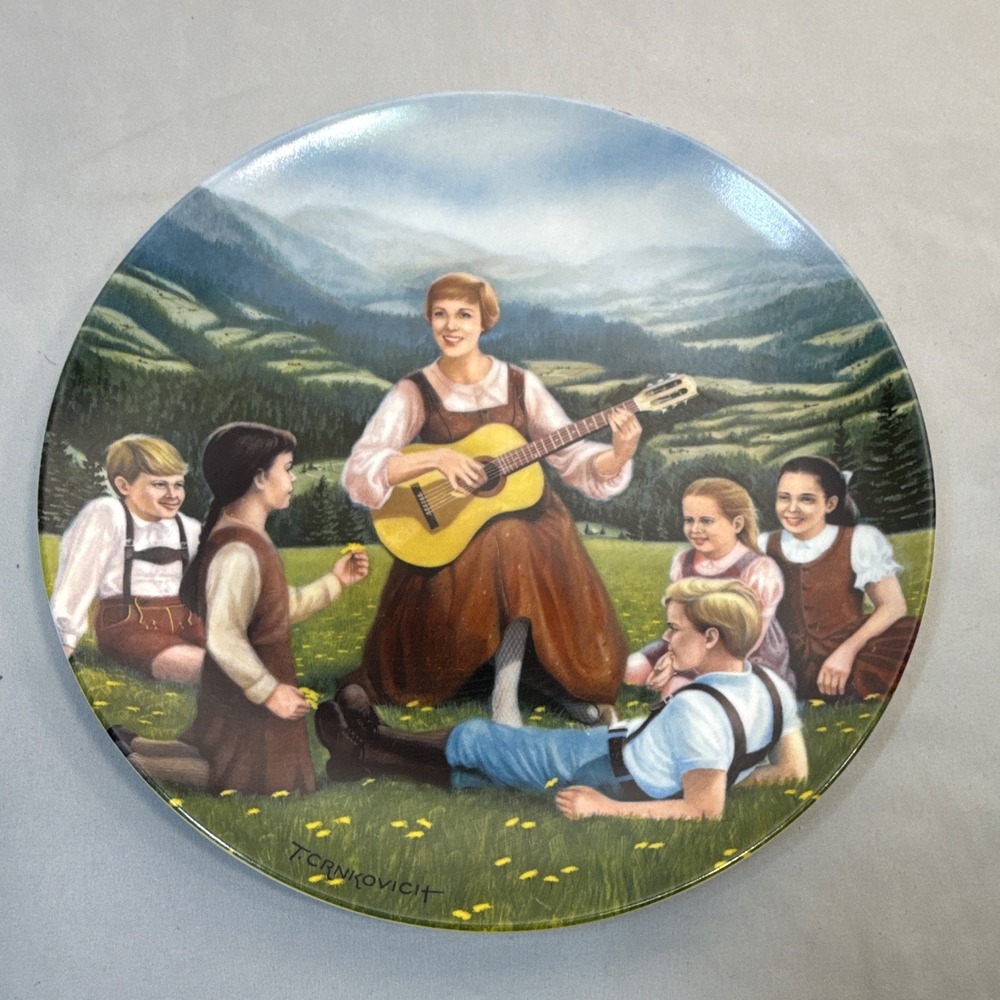 Vintage 1986 Knowles Sound of Music Do-Re-Mi Collector Plate 5239B Bradex